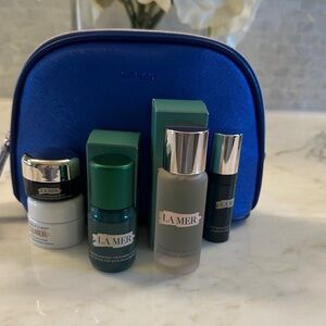 La Mer Skincare Collection with Blue Pouch